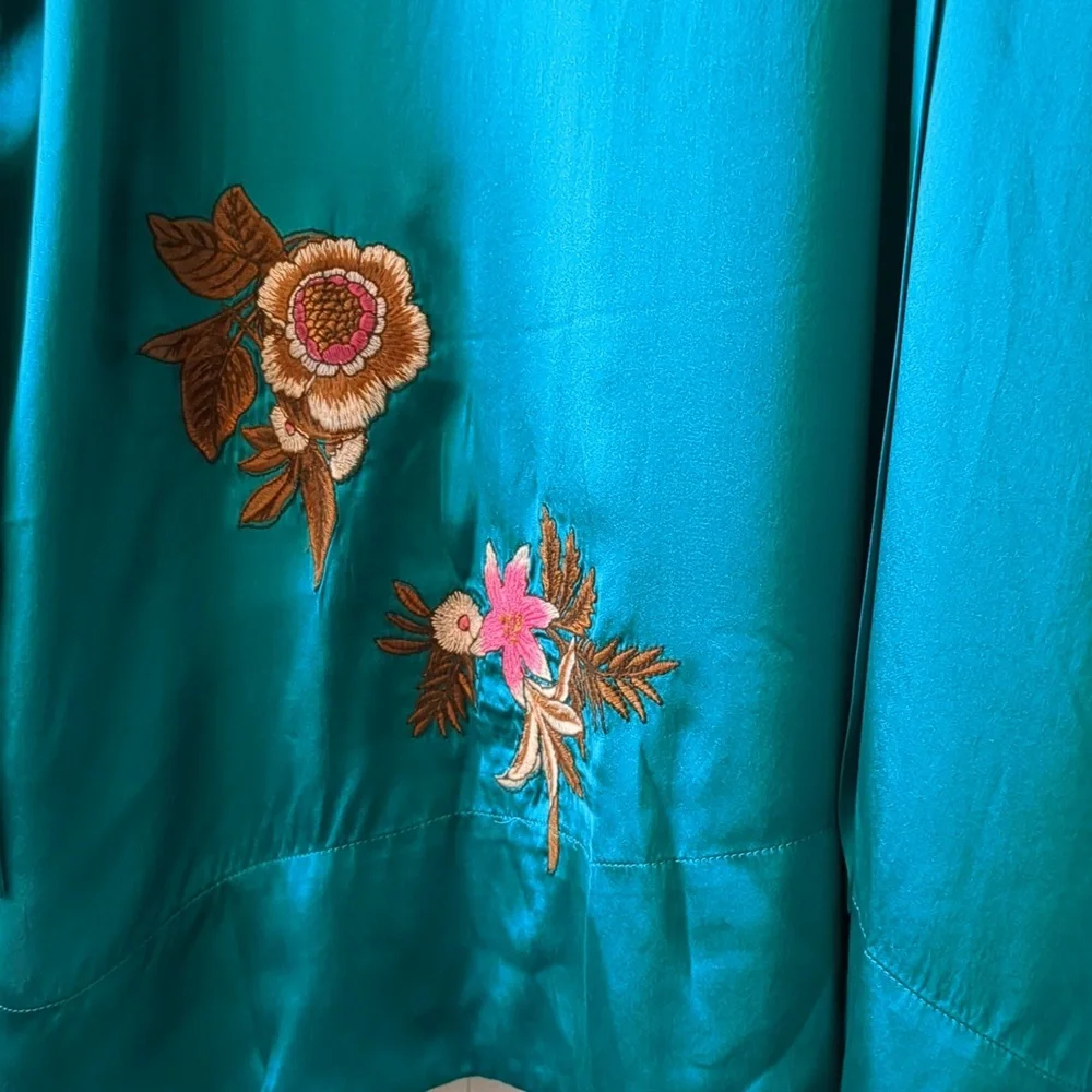 Spell Emerald Tiger Kimono NWT M/L